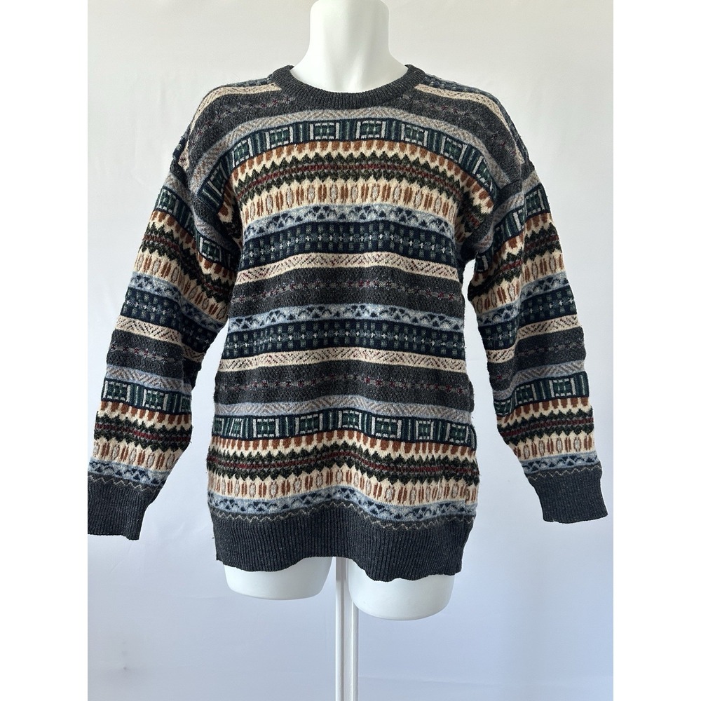 Vintage Textured Mohini Angoora Scotish Sweater, Sz: M? (b40)